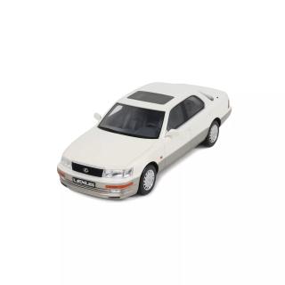 Lexus LS 400 Diamond White Pearl 051 1992 OttO mobile 1:18 Resinemodell (Türen, Motorhaube... nicht zu öffnen!)